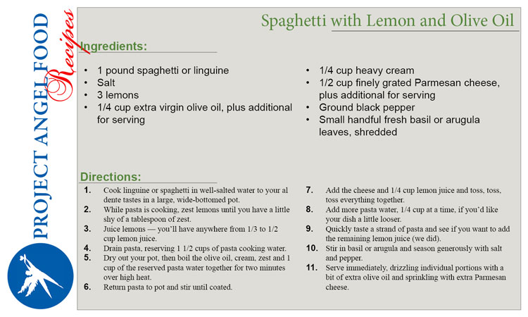 Spaghetti with Lemon and Olive Oil