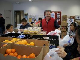 Project Angel Food - Volunteer - Children Filling Breakfast Bags